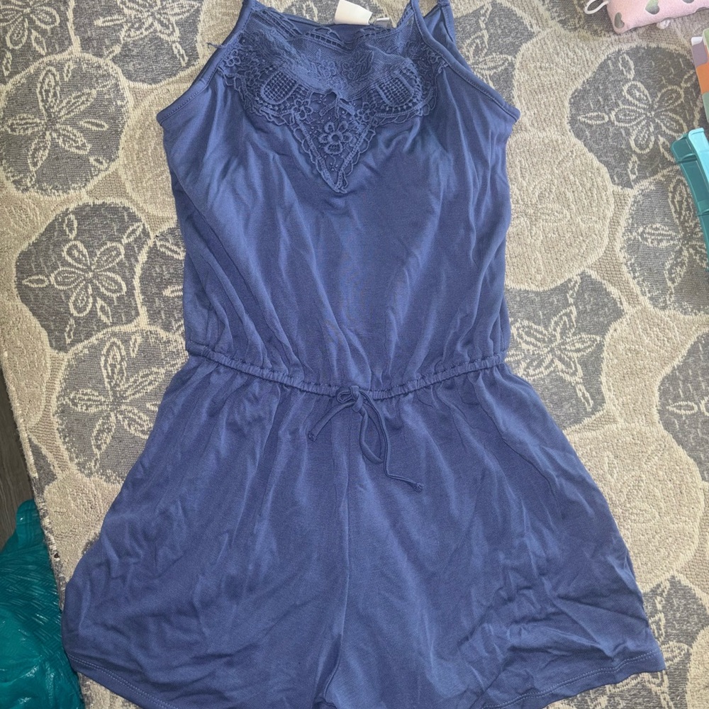 Kids Blue One Piece Romper